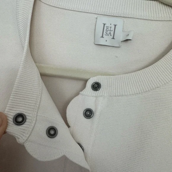 NWT Helsa Elvira Cardigan in white - Picture 10 of 12